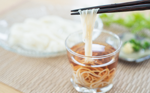 おとふけ乾麺セット（うどん・そうめん）【A25】