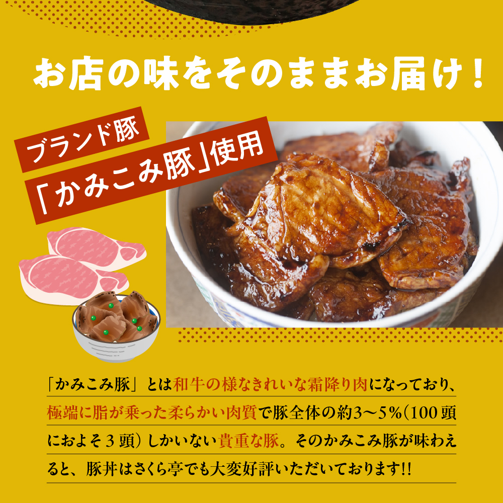 北海道十勝芽室町 十勝名物 豚丼 3食セット タレ付き  me042-004c