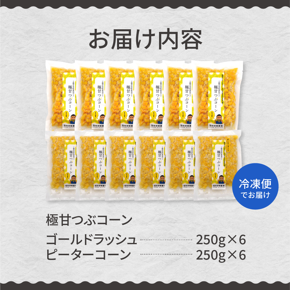 北海道 十勝 芽室町 極甘つぶコーン 食べ比べ me016-002c