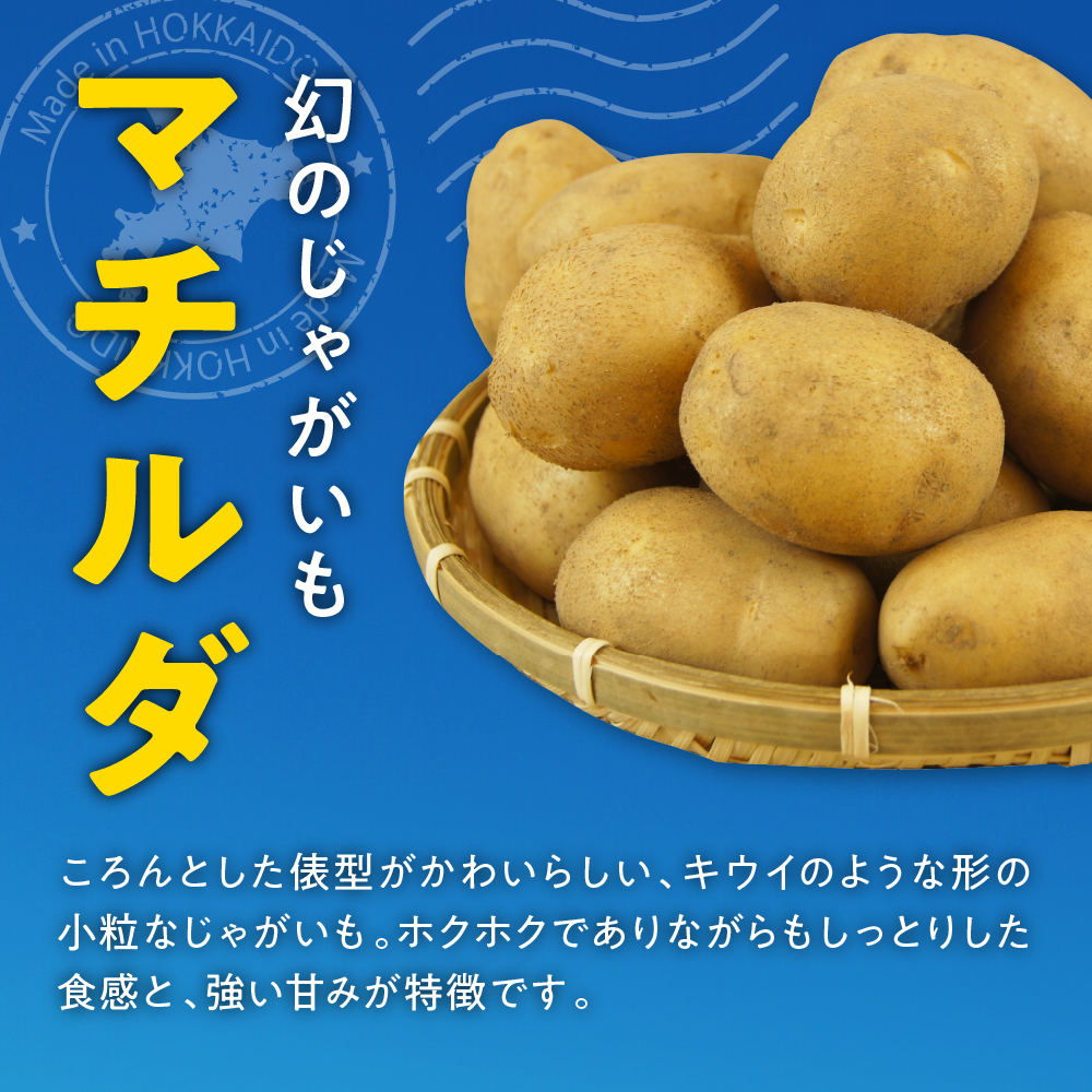 【先行受付】【2025年4月出荷分】十勝めむろ産 マチルダ Ｌサイズ10kg me010-013c-24