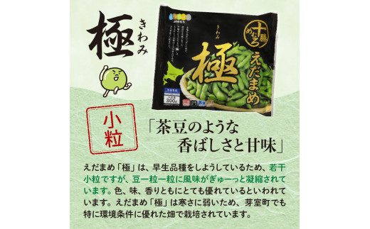 【隔月3回コース定期便】北海道十勝芽室町 えだまめ「極」 300g × 3袋 me003-087-k3c