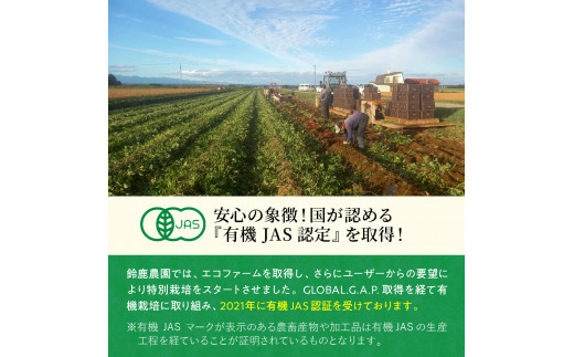 北海道十勝芽室町産 有機JAS認証 鈴鹿農園 熟成紅はるか 干し芋 5パック me051-002c